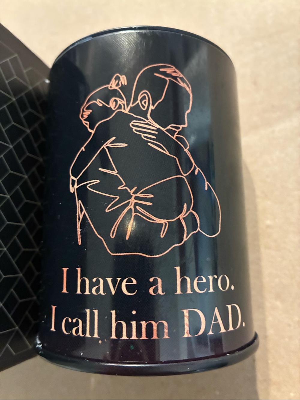Dad Hero 10oz Sympathy Candle Vanilla Scent